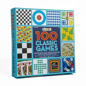 100 Classic Games Compendium - A Collection of Classic Family Board Games - Includes Chess