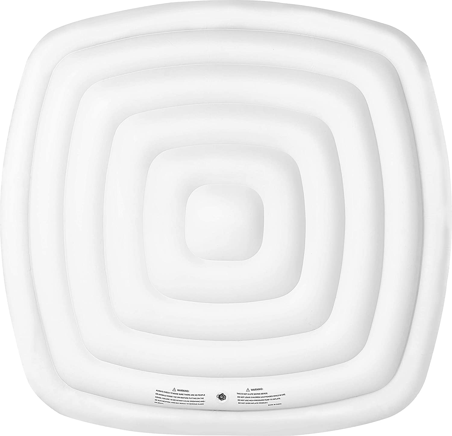 Energy Saving Spa Cover For Mspa Hot Tub Inflatable spa Lid Protective Rain Overflow Heat Insulator Technology 6 People Square Bladder – 160 X 160Cm