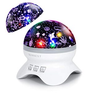 SUNNEST Baby Night Light Kids Projector