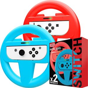 Orzly Steering Wheels for Nintendo Switch & OLED JoyCons
