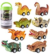 TOEY PLAY Dinosaur Toys for Boys with Water Spray, Realistic Walking T-Rex Figure, Electric Dino ...