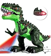 TOEY PLAY Large Dinosaur Toys - 18.5 inch - Walking T-Rex - Lights and Sounds - Tyrannosaurus Rex...