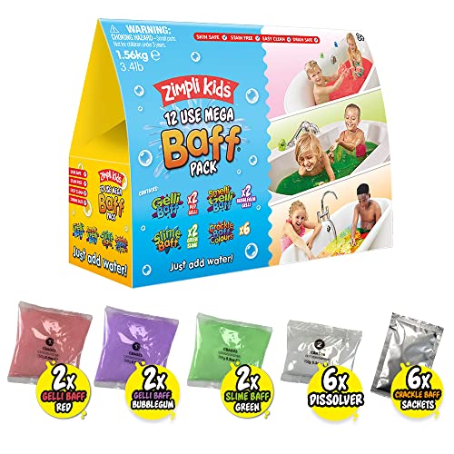 12 Use Mega Value Baff Pack from Zimpli Kids