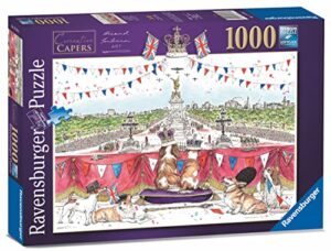 Ravensburger 17570 King Charles III 2023 Coronation Capers 1000 Piece Jigsaw Puzzle for Adults and Kids Age 12 Years Up-Eleanor Tomlinso