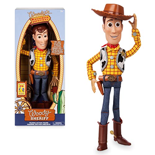 Disney Store Official Woody Interactive Talking Action Figure from Toy Story 4