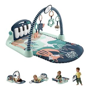 Fisher-Price Baby Playmat Kick & Play Piano Gym with Musical and Sensory Toys for Newborn to Toddler