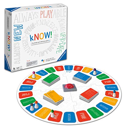 Ravensburger kNOW! Interactive Quiz Game Powered by Google Assistant for Adults and Kids