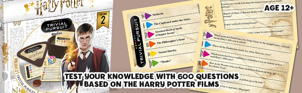 harry potter trivial board game card general knowledge trivial pursuit bitesize party fun quiz kids