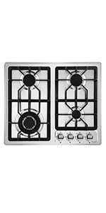 gas hob 4 burners
