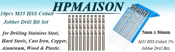 5mm Cobalt Drill Bits