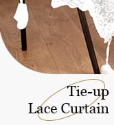 Tie-up Lace Curtain