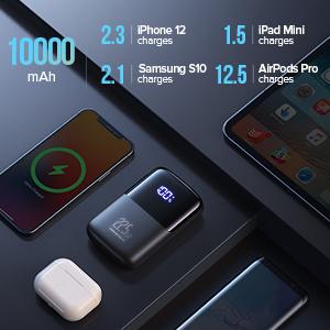 INIU 22.5W power bank fast charging