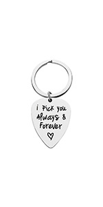 Anniversary Keyring Gifts for Him I Pick You Always Forever 