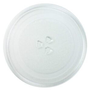 Invero Strong Durable Universal Microwave Turntable Glass Plate with 3 Fixers (255mm)