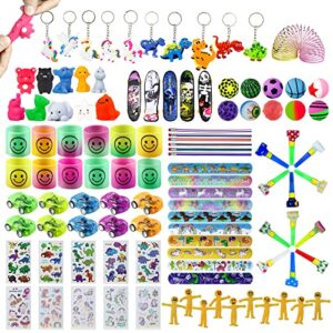 WAORZMK Kids Party Bag Fillers for Kids Unisex - 105 Pcs Assortment of Kid Party Favours Small Toy for Classroom Rewards Game Lucky Dip Prizes