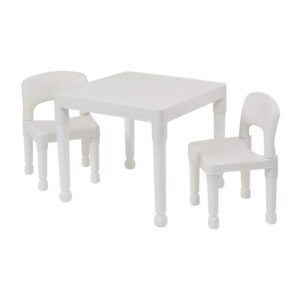 Liberty House Toys 8809W Plastic Table and Two Chair Set