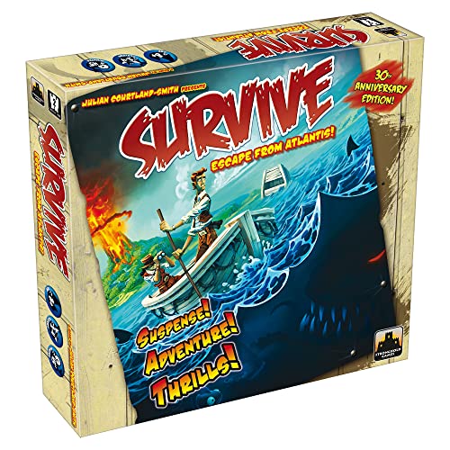 Stronghold Games | Survive: Escape from Atlantis! 30th Anniversary Edition | Board Game| Ages 8+ | 2-4 Players | 45 Minutes Playing Time