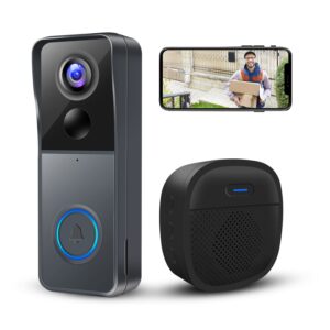 KAMEP Wireless Video Doorbell Camera with Chime