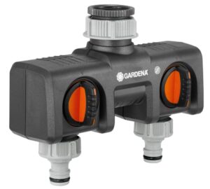 Gardena Twin-Tap Connector - Black