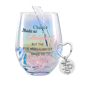 Colleagues Iridescent Stemless Wine Glass