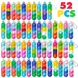 HOUT 52PCS Keyring Fidget Toy Pack