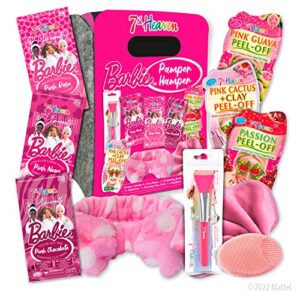 7th Heaven X Barbie 'Be Good To Yourself' Vegan Face Mask Pamper Hamper – Pink Neon Peel Off