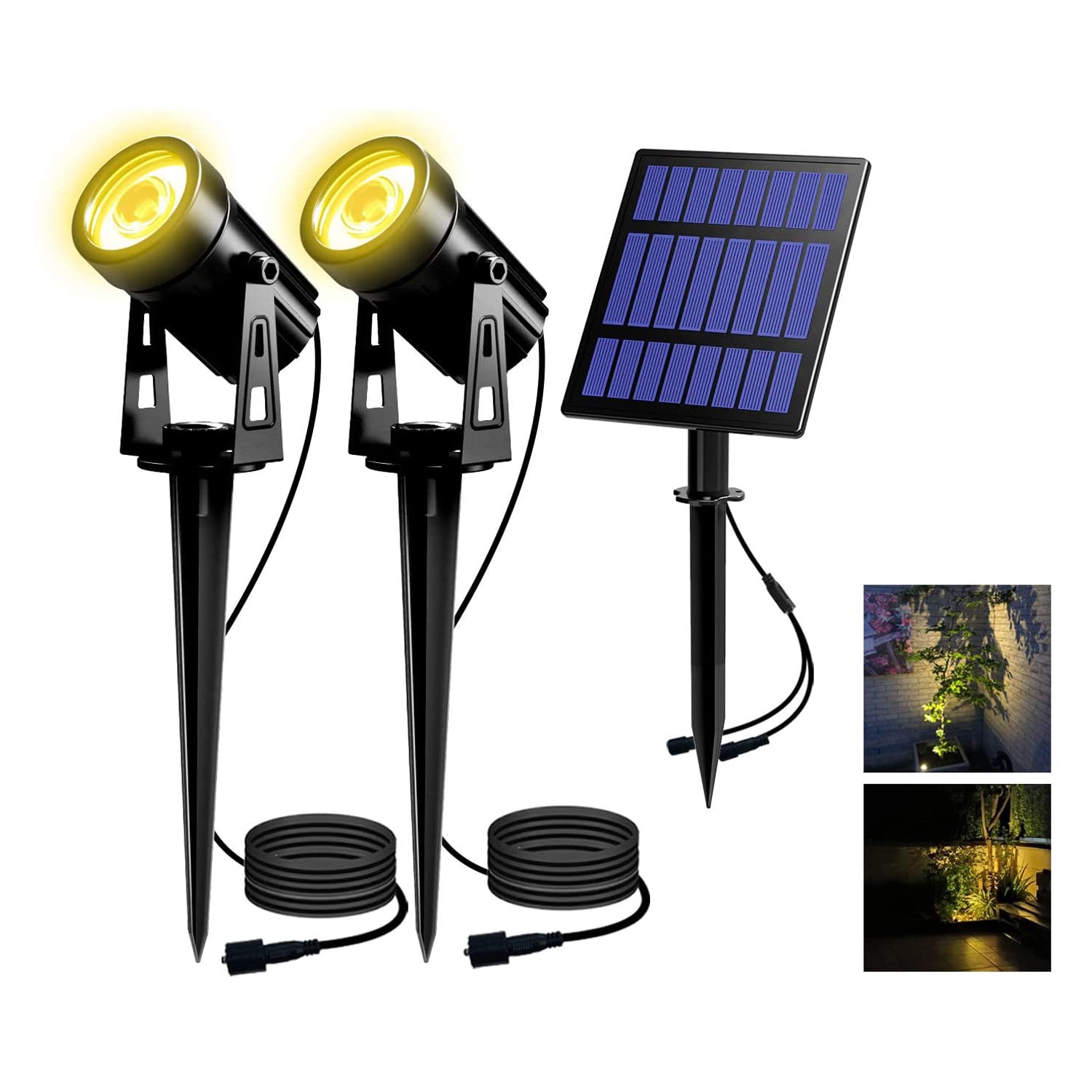 T-SUN 2W Solar Spotlights
