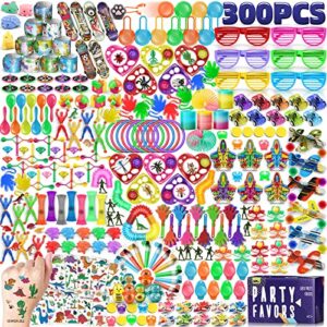 icknack Kids Party Bag Fillers for Girls Boys Party Favours Assortment Kids Small Toys for Game Prizes Party Packs 300PCS