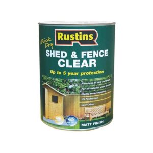Rustins Shed and Fence Clear 5L