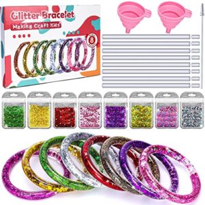 Kids Bracelet Making Kits Gifts: Girls Toys Age 5 6 7 8 9 10 Arts and Crafts Sets for Kid Birthday Party Bag Fillers Supplies Toy for 4-11 Year Old Girl Boy Friendship Bracelet Craft Kit Presents