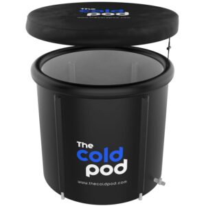 Ice Bath Tub Outdoor with Lid: 320L Cold Water Therapy Tub for Recovery and Cold Plunge