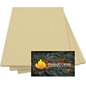 Firebrick Fire Board Heat Proof Brick Vermiculite Fireboard 240 X 303 X 25MM Coals 4 You