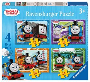 Ravensburger Thomas & Friends Jigsaw Puzzles for Kids Age 3 Years Up - 4 in a Box (12