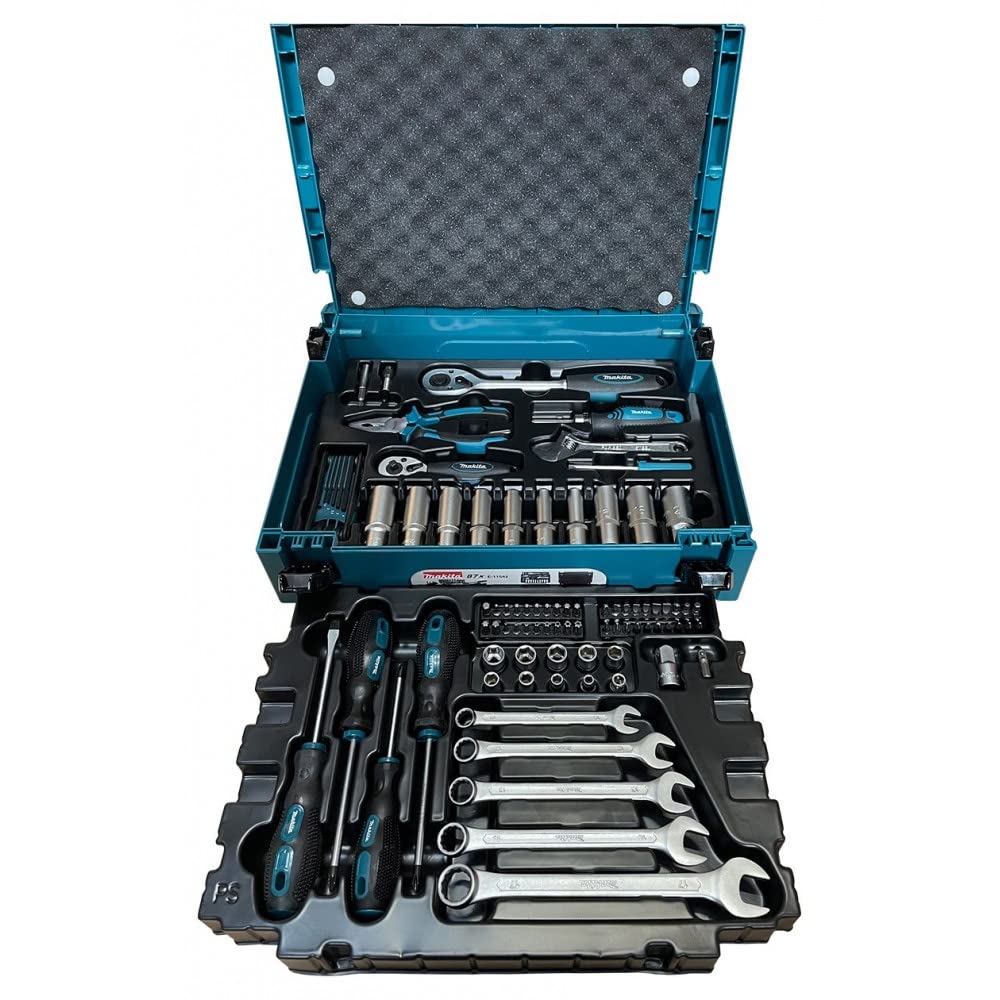 Makita E-11542 87 Piece Mechanics Set Supplied in a Makpac Case