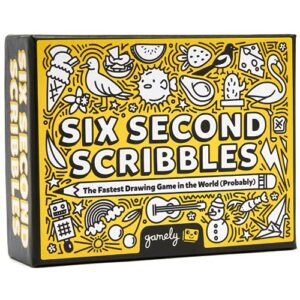 Six Second Scribbles: The frantically fast and fantastically fun drawing game | A family friendly party game for children