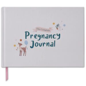 Pregnancy Gift Journal Memory Book & Photo Album - Baby Animals Edition - Luxury Pregnancy Book for Expecting New Mums - Includes Calendar