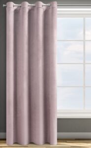 Eurofirany Design91 ROSA Soft Plain Opaque Velvet Curtain with Eyelets - 1 Unit