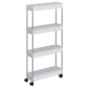 SONGMICS 4-Tier Storage Trolley on Wheels