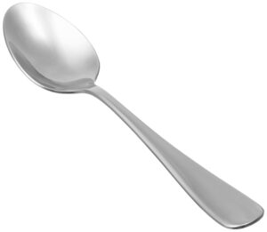 Amazon Basics Stainless Steel Dinner Spoons with Round Edge