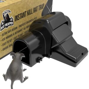 Rat Reaper Rat Traps That Kill Instantly | Humane Rat Traps For Outdoors & Indoors | Powerful Heavy Duty Rat Killer for Large UK Rodents | Best Rat Trap for Home