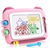 Smasiagon Toddler Toys for 2 3 4 Year Old Girls Boys, Magnetic Drawing Board Magna Doodle Pad wit...