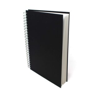 Artway Studio - Spiral Bound A4 Sketchbook - Portrait - 96 Sides (48 Pages) of 170gsm Cartridge Paper - Hardback