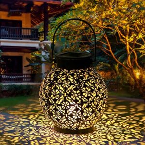 Tomshine Solar Powered Garden Lantern Dusk to Dawn Auto On and Off
