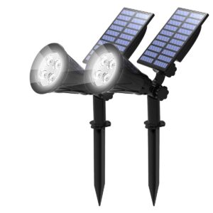 T-SUN (2 Pack LED Solar Spotlight