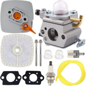 ZAMDOE C1U-K78 Carburetor Tune-Up Kit for ECHO PB200 PB201 ES210 ES211 PS200 SV212 Blower Replace for A021000940 A021000941 A021000942 A021000943 with Air Cleaner Base Air Filte