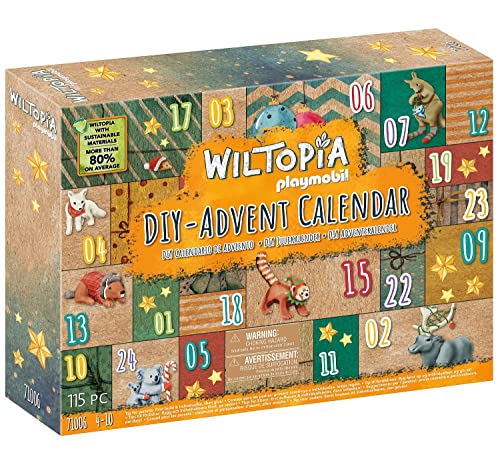 Playmobil Wiltopia 71006 DIY Advent Calendar - Animal Trip Around the World