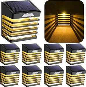 AloftSun Solar Lights Outdoor 8 Pack