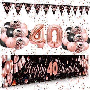 40th Birthday Decorations for Women