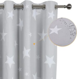 Sherwood Blackout Curtain Children Star Curtain Coated Blackout Eyelet Window Drape