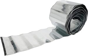 Ram® Heavy Duty 5M Metres Galvanised Steel Lawn Edging Garden Plant Border (16.5cm High) (1 X 5M)